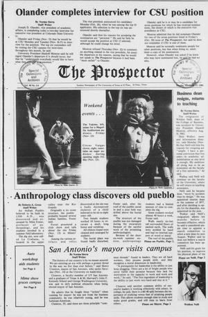 Primary view of object titled 'The Prospector (El Paso, Tex.), Vol. 48, No. 24, Ed. 1 Tuesday, November 17, 1981'.