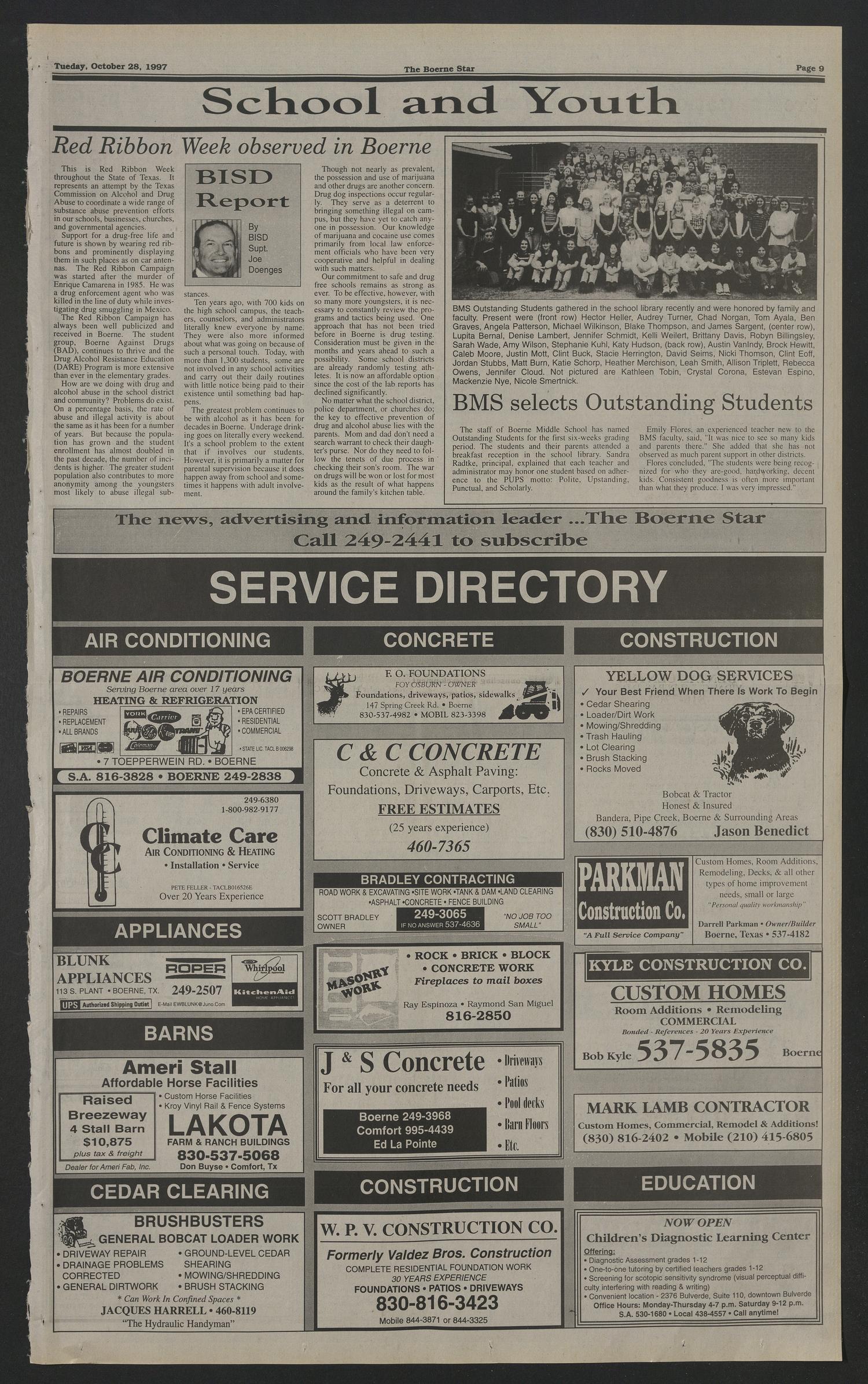 The Boerne Star (Boerne, Tex.), Vol. 93, No. 86, Ed. 1 Tuesday, October 28, 1997
                                                
                                                    [Sequence #]: 9 of 24
                                                