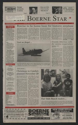 The Boerne Star (Boerne, Tex.), Vol. 93, No. 90, Ed. 1 Tuesday, November 11, 1997