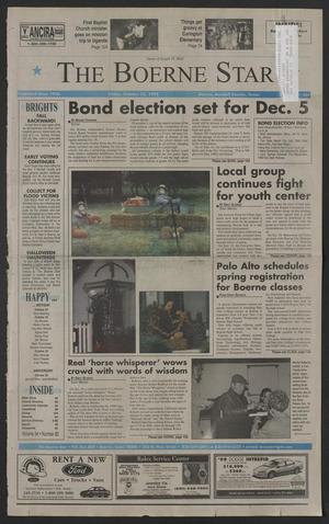 Primary view of object titled 'The Boerne Star (Boerne, Tex.), Vol. 94, No. 85, Ed. 1 Friday, October 23, 1998'.