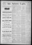 Newspaper: The San Antonio Light (San Antonio, Tex.), Vol. 1, No. 129, Ed. 1, We…