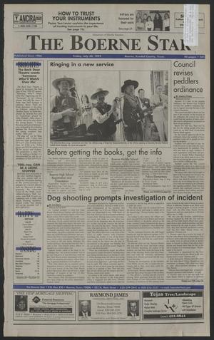 Primary view of object titled 'The Boerne Star (Boerne, Tex.), Vol. 94, No. 61, Ed. 1 Friday, July 30, 1999'.