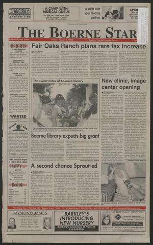 Primary view of object titled 'The Boerne Star (Boerne, Tex.), Vol. 95, No. 62, Ed. 1 Friday, August 4, 2000'.