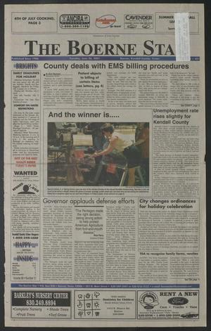 Primary view of object titled 'The Boerne Star (Boerne, Tex.), Vol. 96, No. 51, Ed. 1 Tuesday, June 26, 2001'.