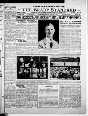 The Brady Standard (Brady, Tex.), Vol. 22, No. 25, Ed. 1 Friday, June 13, 1930