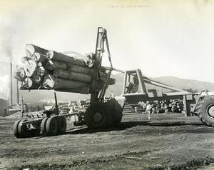 Primary view of object titled 'Log Stacker, P0U, P-10-34, L 8226'.