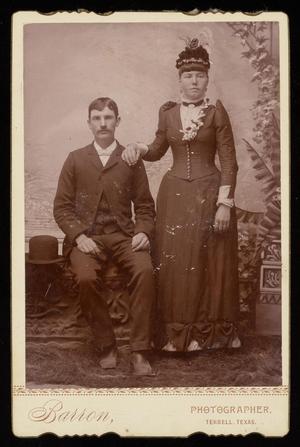 [Portrait of an Unknown Couple in Dark Clothes]