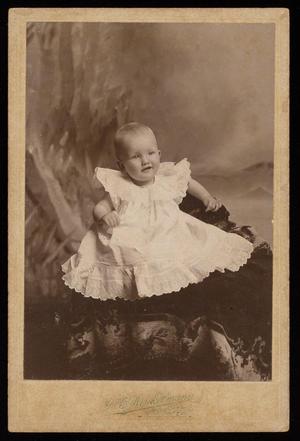 [Portrait of an Unknown Child on a Seat]
