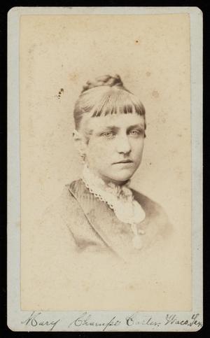 Primary view of object titled '[Portrait of Mary Champe Carter]'.