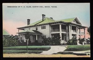 Primary view of object titled '[F. C. Olds' Residence, Waco]'.
