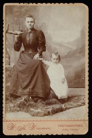 [Portrait of an Unknown Woman and Child with Branch]