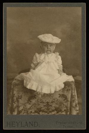 [Portrait of an Unknown Baby on a Table]