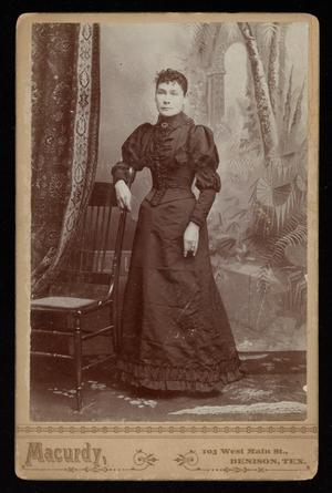 [Portrait of an Unknown Woman with a Chair]