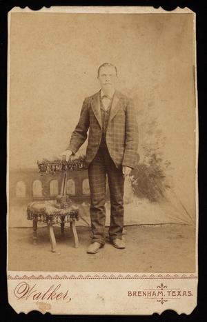 [Portrait of an Unknown Man Next to a Chair]