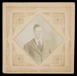 Primary view of object titled '[Portrait of an Unknown Man in a Coat and Tie]'.
