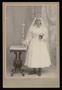 Photograph: [Young Girl Dressed for Confirmation]