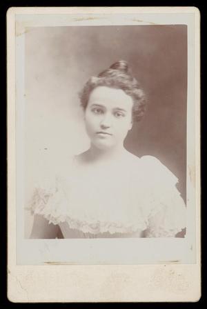 [Portrait of an Unknown Young Woman in a White Dress]