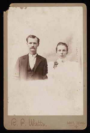 [Portrait of Callie Currie Barnes and William Barnes]