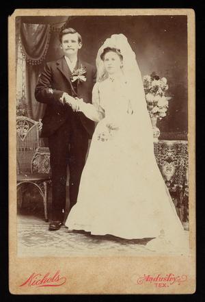 [Portrait of a Young Couple in Wedding Attire]