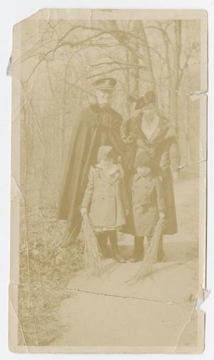 Primary view of object titled '[Chester W. Nimitz and Catherine Freeman Nimitz with Children]'.