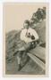 Photograph: [Chester W. Nimitz Sits with Dog Polly]