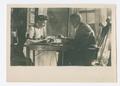 Primary view of [Elizabeth Freeman and Chester W. Nimitz Play Cribbage]