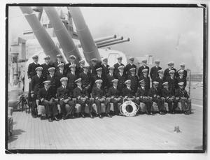 [Captain Chester W. Nimitz and Officers of the U.S.S. Augusta]