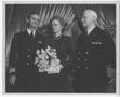 Photograph: [James T. Lay, Catherine Nimitz, and Chester W. Nimitz at Nimitz-Lay …