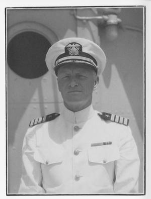 Primary view of object titled '[Captain Chester W. Nimitz in Navy Uniform]'.