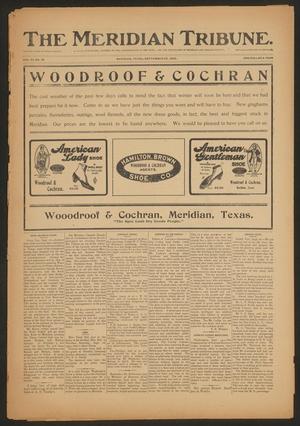 Primary view of object titled 'The Meridian Tribune. (Meridian, Tex.), Vol. 11, No. 15, Ed. 1 Friday, September 22, 1905'.