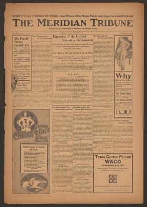 The Meridian Tribune (Meridian, Tex.), Vol. 23, No. 21, Ed. 1 Friday, November 2, 1917