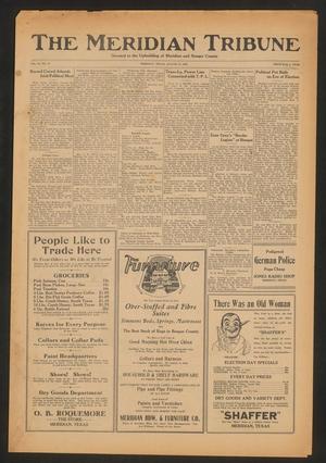 The Meridian Tribune (Meridian, Tex.), Vol. 36, No. 13, Ed. 1 Friday, August 22, 1930