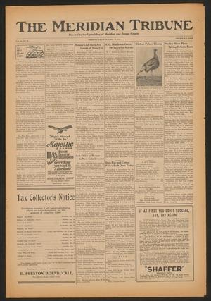 The Meridian Tribune (Meridian, Tex.), Vol. 36, No. 20, Ed. 1 Friday, October 10, 1930
