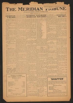 Primary view of object titled 'The Meridian Tribune (Meridian, Tex.), Vol. 36, No. 44, Ed. 1 Friday, April 3, 1931'.