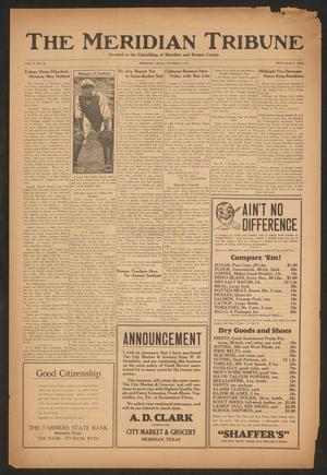 The Meridian Tribune (Meridian, Tex.), Vol. 37, No. 19, Ed. 1 Friday, October 9, 1931
