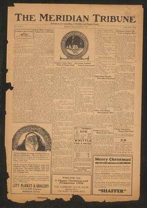 The Meridian Tribune (Meridian, Tex.), Vol. 37, No. 30, Ed. 1 Friday, December 25, 1931