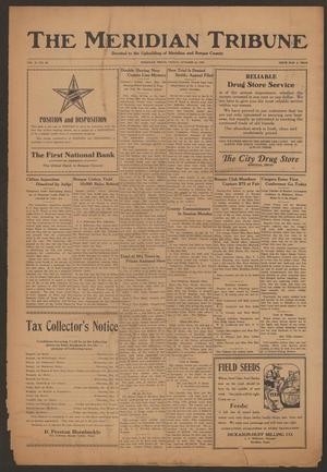 The Meridian Tribune (Meridian, Tex.), Vol. 31, No. 20, Ed. 1 Friday, October 16, 1925
