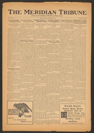 Primary view of object titled 'The Meridian Tribune (Meridian, Tex.), Vol. 34, No. 16, Ed. 1 Friday, September 14, 1928'.
