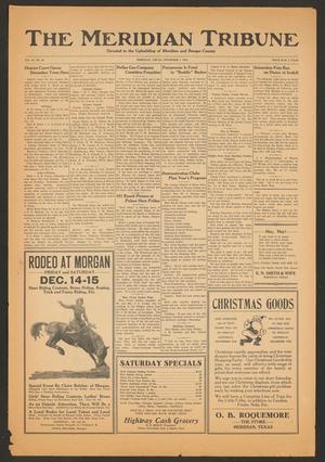 Primary view of object titled 'The Meridian Tribune (Meridian, Tex.), Vol. 34, No. 28, Ed. 1 Friday, December 7, 1928'.
