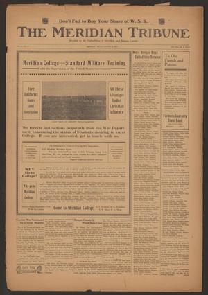 The Meridian Tribune (Meridian, Tex.), Vol. 24, No. 12, Ed. 1 Friday, August 30, 1918