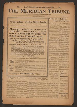 The Meridian Tribune (Meridian, Tex.), Vol. 24, No. 13, Ed. 1 Friday, September 6, 1918