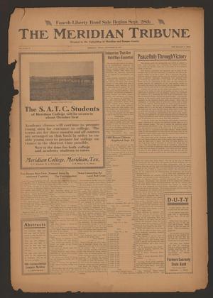 The Meridian Tribune (Meridian, Tex.), Vol. 24, No. 15, Ed. 1 Friday, September 20, 1918