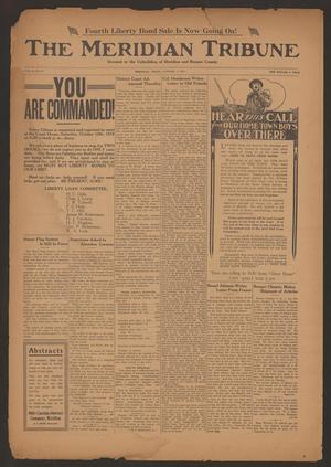 The Meridian Tribune (Meridian, Tex.), Vol. 24, No. 17, Ed. 1 Friday, October 4, 1918