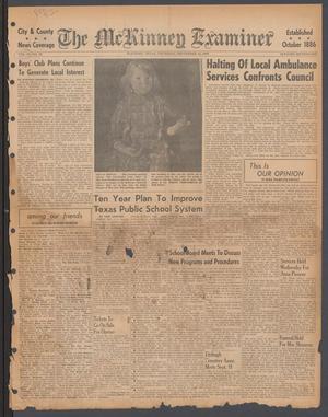 Primary view of object titled 'The McKinney Examiner (McKinney, Tex.), Vol. 81, No. 52, Ed. 1 Thursday, September 12, 1968'.