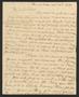 Primary view of [Letter from Elizabeth Upshur Teackle to her daughter, Elizabeth Ann Upshur Teackle, September 4, 1816]