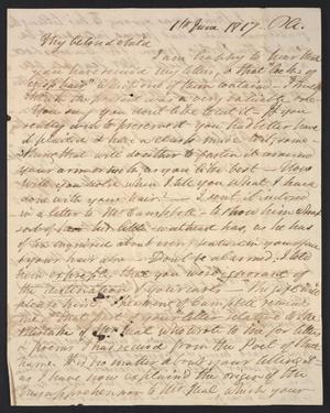[Letter from Elizabeth Upshur Teackle to her daughter, Elizabeth Ann Upshur Teackle, June 11, 1817]