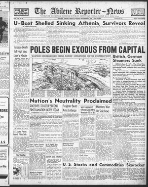 The Abilene Reporter-News (Abilene, Tex.), Vol. 59, No. 97, Ed. 2 Tuesday, September 5, 1939