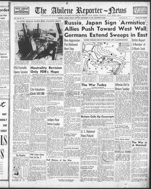 The Abilene Reporter-News (Abilene, Tex.), Vol. 59, No. 106, Ed. 2 Friday, September 15, 1939