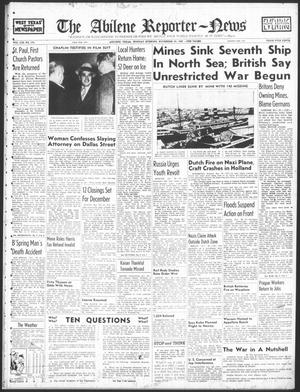 The Abilene Reporter-News (Abilene, Tex.), Vol. 59, No. 173, Ed. 1 Monday, November 20, 1939