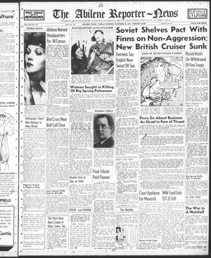 The Abilene Reporter-News (Abilene, Tex.), Vol. 59, No. 181, Ed. 2 Tuesday, November 28, 1939